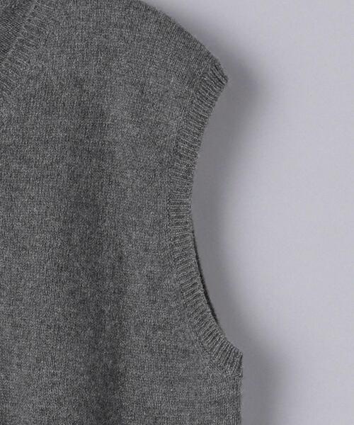 UNITED ARROWS（ユナイテッドアローズ）の「＜UNITED ARROWS＞Vネック ニットベスト G（ベスト・レディース・ブラック/ダークグレー・FREE）」の16枚目の写真