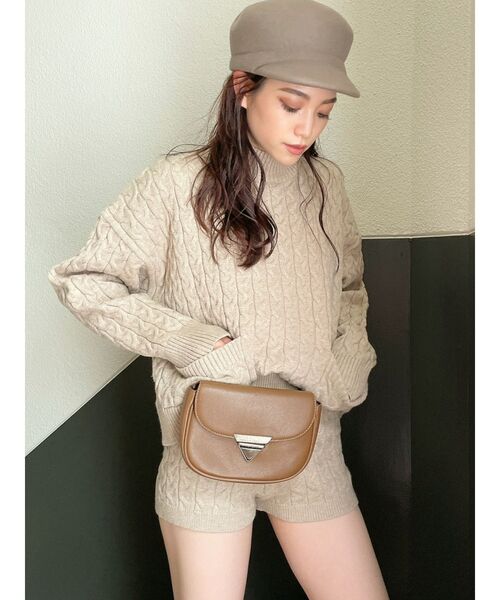 GYDA（ジェイダ）の「2WAY BODY BAG（ボディバッグ/ウエストポーチ・レディース・ブラック/ブラウン・FREE）」の15枚目の写真