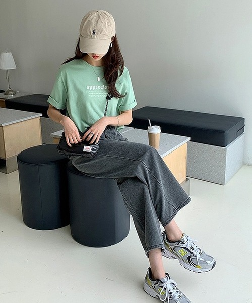Bifrost(ビフレスト)の「フロントロゴTシャツ(Tシャツ/カットソー・レディース・ベージュ/グレー/グリーン・M/L)」の4枚目の写真