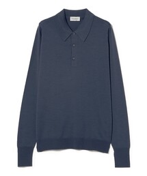 JOHN SMEDLEY / 別注 DORSET 30ゲージ ニットポロシャツ