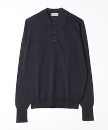 JOHN SMEDLEY / 別注 DORSET 30ゲージ ニットポロシャツ