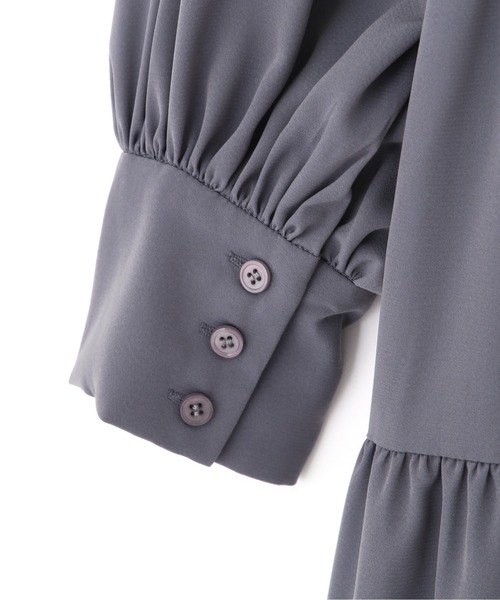 PROPORTION BODY DRESSING（プロポーションボディドレッシング）の「＜Ｅ＞ティアードミニワンピ / 1211247901（ワンピース・レディース・ブルー/ライトピンク/ブラック・MEDIUM/SMALL）」の12枚目の写真