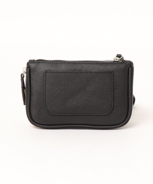 KENZO(ケンゾー)の「グレインレザー製スモールポーチ KENZO Kompact(ポーチ・レディース・ブラック系その他・ONE SIZE)」の4枚目の写真