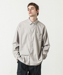 SLICK | T/Rツイルドロップショルダーステッチワークシャツ(シャツ/ブラウス)