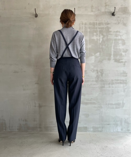 HELIOPOLE(エリオポール)の「COSMICAL WARM WIDE TATERED PT(その他パンツ・レディース・ネイビー・36/38)」の10枚目の写真