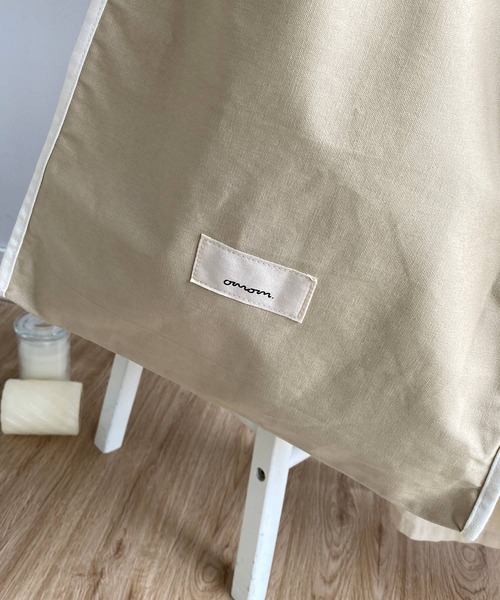 mimi toujours（ミミトゥジュール）の「トートバッグ パイピング サイドリボン omom×mimi toujours（トートバッグ・レディース・ホワイト/ベージュ・F）」の13枚目の写真