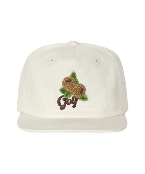 GOLF WANG(ゴルフワン)の「GOLFWANG/ゴルフワン/ラズベリーパネルキャップ/Raspberry 5 PanelCap(キャップ・メンズ・ナチュラル/ピンク/ブラック・FREE)」の3枚目の写真