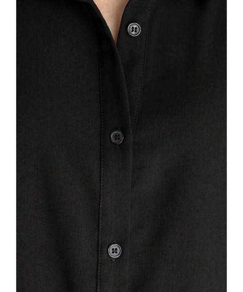 STYLE DELI(スタイルデリ)の「ジョーゼット裾プリーツシャツ(シャツ/ブラウス・レディース・ホワイト/ブラック・FREE)」の14枚目の写真