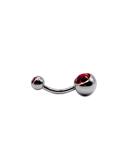 MORPH(モルフ)の「MORPH モルフ ネイブル ボディーピアス 14ゲージ 10mm(ノーマル)(ピアス(片耳用)・レディース・スカイブルー/ブラック/レッド/ブルー/グリーン/ライトグリーン/エメラルド/クリア/レインボー/ラベンダー/バイオレット/ローズ/ライトピンク・10)」の14枚目の写真