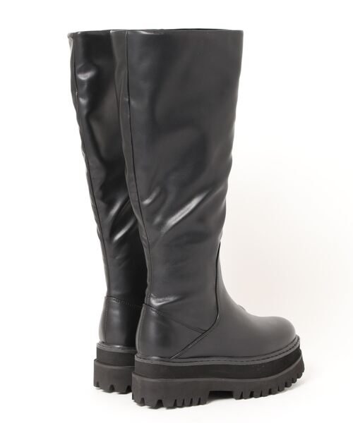 Zipper(ジッパー)の「【Zipper】<2021AW> ボリュームソールロングブーツ(ブーツ・レディース・ブラック・M/LL/S/L)」の2枚目の写真