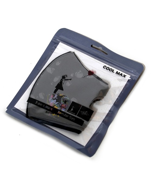 BRANDALISED（ブランダライズド）の「BRANDALISED ブランダライズド  BANKSY バンクシー 3D FIT MASK マスク 3枚セット（マスク・メンズ・マルチ・FREE）」の4枚目の写真