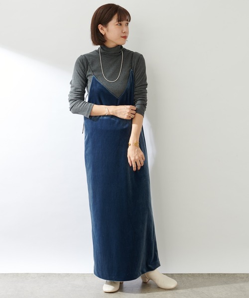 SHENERY（シーナリー）の「リヨセルコットンテレコタートルネック（Tシャツ/カットソー・レディース・ライトベージュ/グレー・FREE）」の10枚目の写真