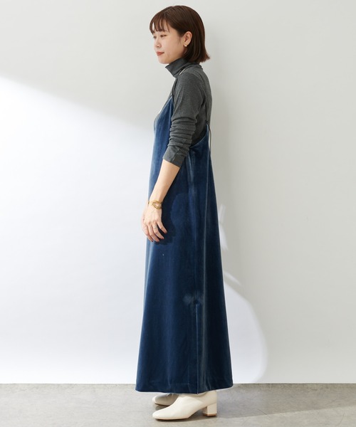 SHENERY（シーナリー）の「リヨセルコットンテレコタートルネック（Tシャツ/カットソー・レディース・ライトベージュ/グレー・FREE）」の11枚目の写真