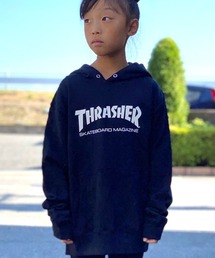 THRASHER | THRASHER/スラッシャー KIDS MAG LOGO HOODIE プルオーバーパーカー フロントロゴ 裏毛(パーカー)