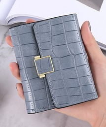 クロコダイル型押しミニウォレット