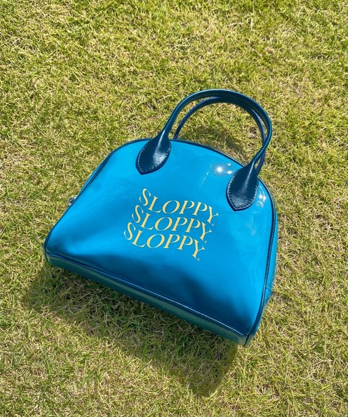 WHO'S WHO gallery（フーズフーギャラリー）の「【SLOPPY/スロッピー】ミニボストン（ボストンバッグ・レディース・サックスブルー/グリーン/ピンク・FREE）」の3枚目の写真