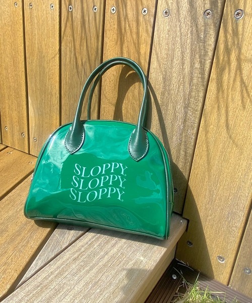 WHO'S WHO gallery（フーズフーギャラリー）の「【SLOPPY/スロッピー】ミニボストン（ボストンバッグ・レディース・サックスブルー/グリーン/ピンク・FREE）」の2枚目の写真