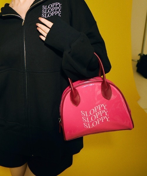 WHO'S WHO gallery（フーズフーギャラリー）の「【SLOPPY/スロッピー】ミニボストン（ボストンバッグ・レディース・サックスブルー/グリーン/ピンク・FREE）」の5枚目の写真