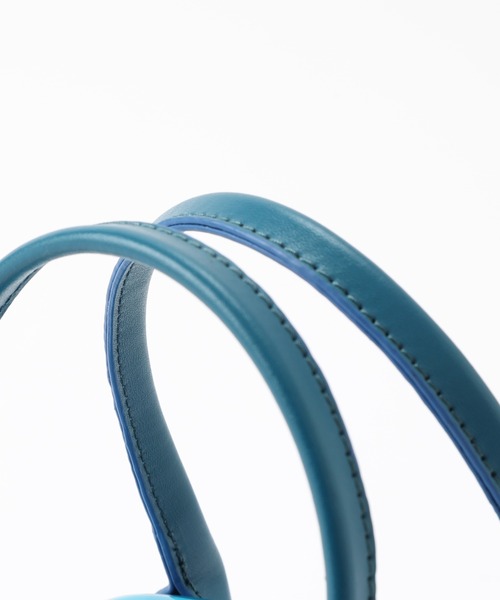 WHO'S WHO gallery（フーズフーギャラリー）の「【SLOPPY/スロッピー】ミニボストン（ボストンバッグ・レディース・サックスブルー/グリーン/ピンク・FREE）」の10枚目の写真