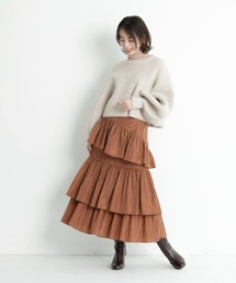 CADUNE（カデュネ）の「ティアードプリーツスカート（スカート）」 - WEAR