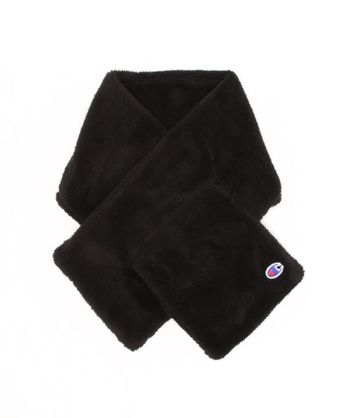 Champion（チャンピオン）の「【CHAMPION／チャンピオン】差込み型 ファーマフラー　レディースサイズ（マフラー・レディース・ブラック/ベージュ/ブラウン/オフホワイト・FREE）」の3枚目の写真