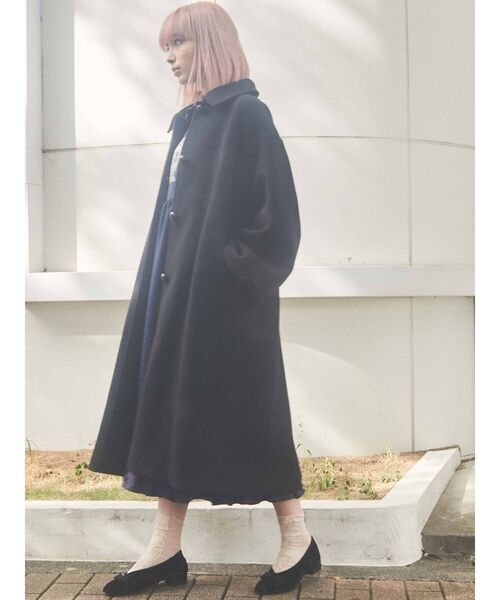 merry jenny（メリージェニー）の「ギャザースリーブAラインコート