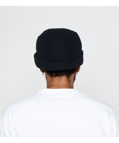 APPLEBUM（アップルバム）の「Sustainable Pis Knit Cap（ニットキャップ/ビーニー・メンズ・ブラック/ターコイズブルー・FREE）」の14枚目の写真