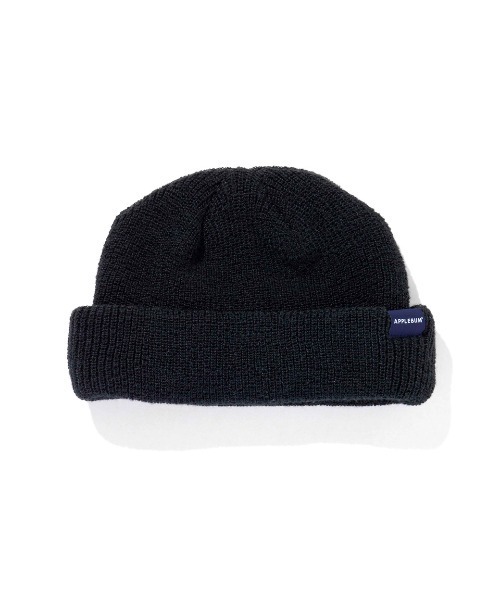 APPLEBUM（アップルバム）の「Sustainable Pis Knit Cap（ニットキャップ/ビーニー・メンズ・ブラック/ターコイズブルー・FREE）」の8枚目の写真