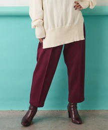 ear PAPILLONNER | 【SUM1 STYLE】(WEB限定カラー：グリーン)センターラインカラーパンツ(スラックス)