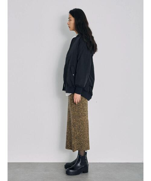 GARAGE OF GOOD CLOTHING(ガレージオブグッドクロージング)の「FLD メモリーウェザーMA-1**(その他アウター・レディース・ブラック/ダークカーキ・FREE)」の22枚目の写真