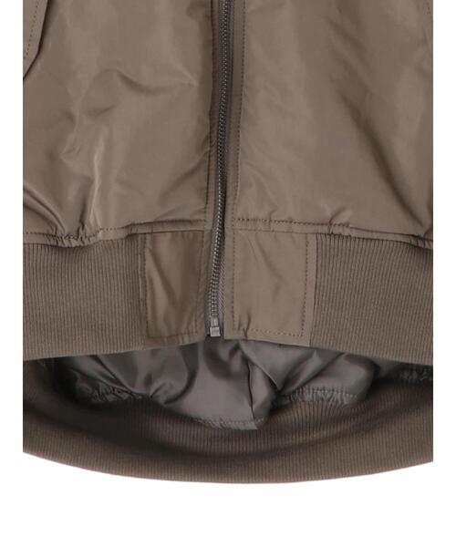 GARAGE OF GOOD CLOTHING(ガレージオブグッドクロージング)の「FLD メモリーウェザーMA-1**(その他アウター・レディース・ブラック/ダークカーキ・FREE)」の15枚目の写真