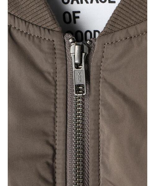 GARAGE OF GOOD CLOTHING(ガレージオブグッドクロージング)の「FLD メモリーウェザーMA-1**(その他アウター・レディース・ブラック/ダークカーキ・FREE)」の13枚目の写真