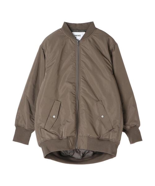 GARAGE OF GOOD CLOTHING(ガレージオブグッドクロージング)の「FLD メモリーウェザーMA-1**(その他アウター・レディース・ブラック/ダークカーキ・FREE)」の8枚目の写真