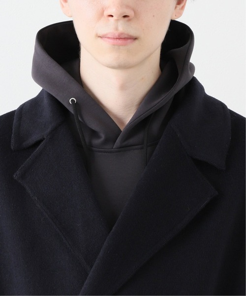 417 EDIFICE（フォーワンセブンエディフィス）の「リバーウール ラップコート（トレンチコート・メンズ・チャコールグレー/ネイビー・SMALL/MEDIUM/LARGE）」の12枚目の写真