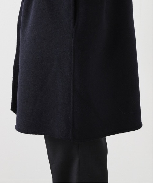 417 EDIFICE（フォーワンセブンエディフィス）の「リバーウール ラップコート（トレンチコート・メンズ・チャコールグレー/ネイビー・SMALL/MEDIUM/LARGE）」の13枚目の写真