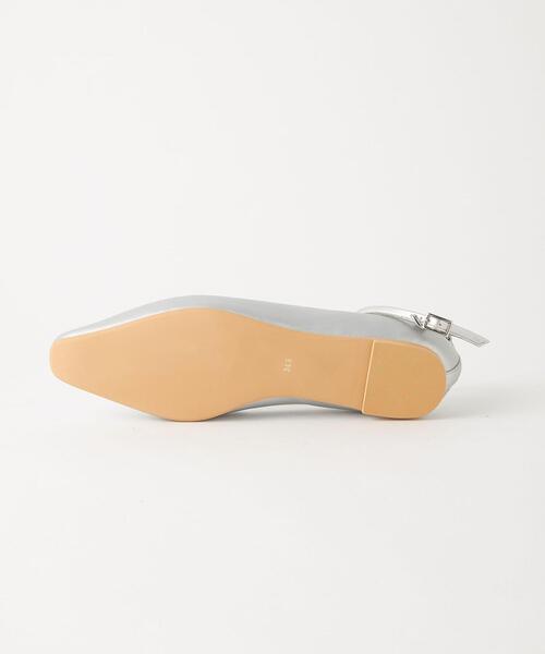 green label relaxing(グリーンレーベルリラクシング)の「スクエア2WAY フラットシューズ -撥水-(その他シューズ・レディース・ブラック/レッド/シルバー・22.5cm/23cm/23.5cm/24cm/24.5cm)」の10枚目の写真