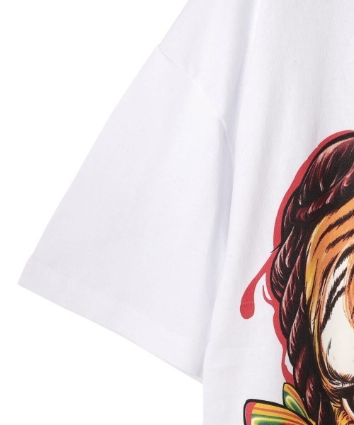 Evae mob（エヴァーモブ）の「EVAEMOB＋TYGA/エバーモブ＋タイガ/Tyga Collaboration Tee//コラボレーションTシャツ（Tシャツ/カットソー・メンズ・ホワイト・X-LARGE/LARGE）」の2枚目の写真