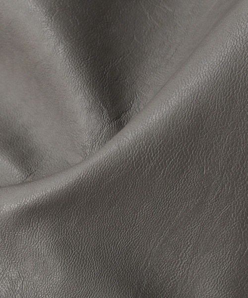 RAGEBLUE(レイジブルー)の「レザータッチハンチング/266060(ハンチング/ベレー帽・メンズ・ブラック/ダークグレー/ダークブラウン・FREE)」の4枚目の写真