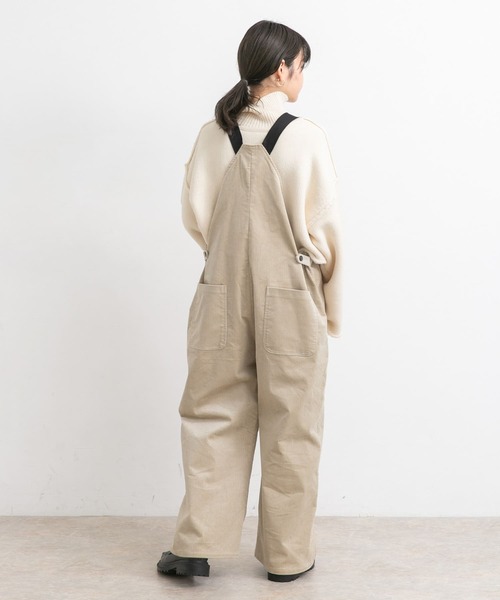 KBF(ケイビーエフ)の「コーデュロイWIDEサロペット(サロペット/オーバーオール・レディース・キャメル/ネイビー/グレー系その他・ONE)」の15枚目の写真