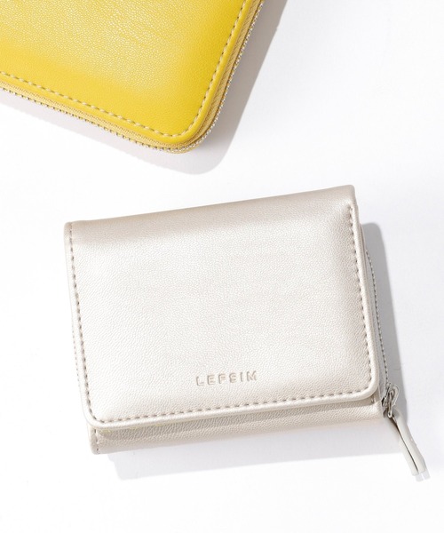 LEPSIM（レプシィム）の「【HAPPYカラーNEWYEAR】ミニ財布　259888（財布・レディース・ゴールド/オレンジ/グリーン・ONE SIZE）」の3枚目の写真