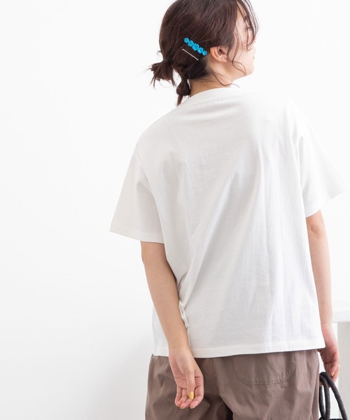 POU DOU DOU（プードゥドゥ）の「ボトルプリントTee（Tシャツ/カットソー・レディース・ブラック/オフホワイト・3）」の5枚目の写真