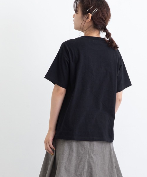 POU DOU DOU（プードゥドゥ）の「ボトルプリントTee（Tシャツ/カットソー・レディース・ブラック/オフホワイト・3）」の11枚目の写真
