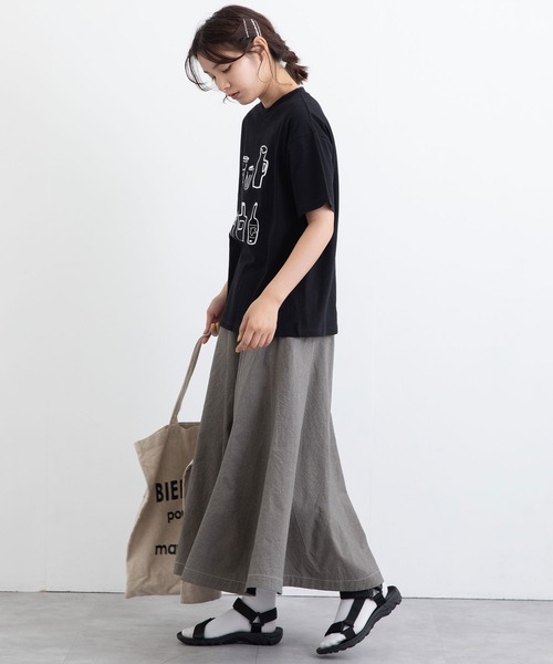 POU DOU DOU（プードゥドゥ）の「ボトルプリントTee（Tシャツ/カットソー・レディース・ブラック/オフホワイト・3）」の16枚目の写真
