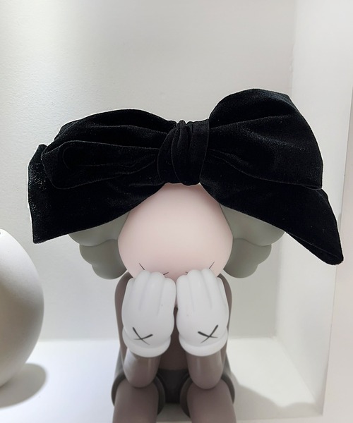 CEMONEMO(セモネモ)の「ベロア ブラック リボン バレッタ(バレッタ/ヘアクリップ・レディース・その他2/その他3/その他1・FREE)」の4枚目の写真