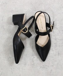 JELLY BEANS | ベルトバックバンドミュールパンプス<ふわさら>(204-52782)JELLY BEANS(ジェリービーンズ)(パンプス)