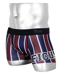 FICUS（フィークス）の「FICUS フィークス CollegeStripe メンズ ボクサーパンツ 男性 下着 前閉じ ブランド（ボクサーパンツ）」