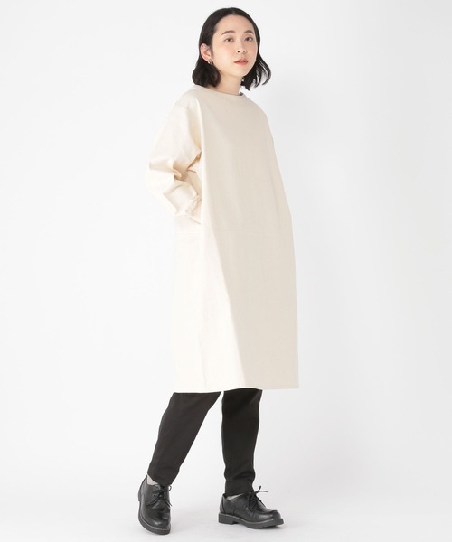 ユノイア　キルトサイドボタンワンピース studio CLIP（スタディオクリップ）の「サイドボタンワンピース