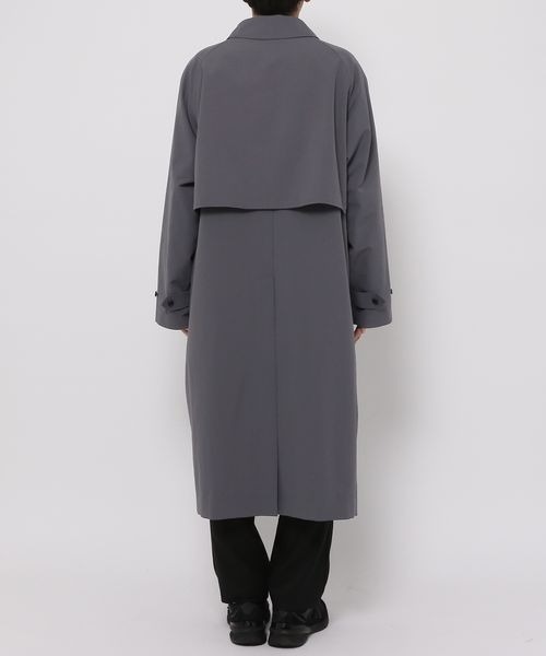 LOWRYS FARM(ローリーズファーム)の「ウェザースリットヨークコート 261615(トレンチコート・メンズ・チャコールグレー/グリーン/アイボリー・MEDIUM/LARGE)」の16枚目の写真