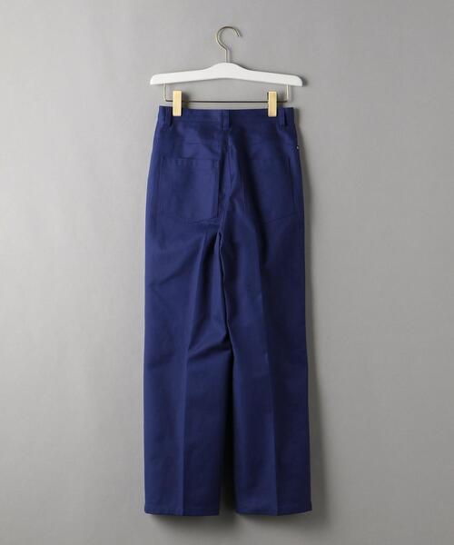 BEAUTY&YOUTH UNITED ARROWS（ビューティーアンドユースユナイテッドアローズ）の「BY コットンサージ センタープレス ストレートパンツ -ウォッシャブル-◆（その他パンツ・レディース・ブラック/オフホワイト/ロイヤルブルー・S/M）」の14枚目の写真