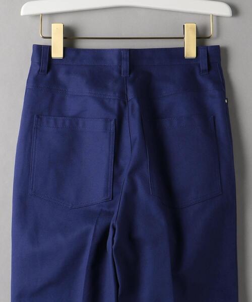 BEAUTY&YOUTH UNITED ARROWS（ビューティーアンドユースユナイテッドアローズ）の「BY コットンサージ センタープレス ストレートパンツ -ウォッシャブル-◆（その他パンツ・レディース・ブラック/オフホワイト/ロイヤルブルー・S/M）」の16枚目の写真